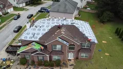 Roof during installation